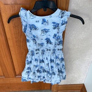 Janie and Jack Blue Disney Dress